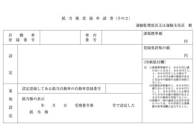 普通自動車・OCR